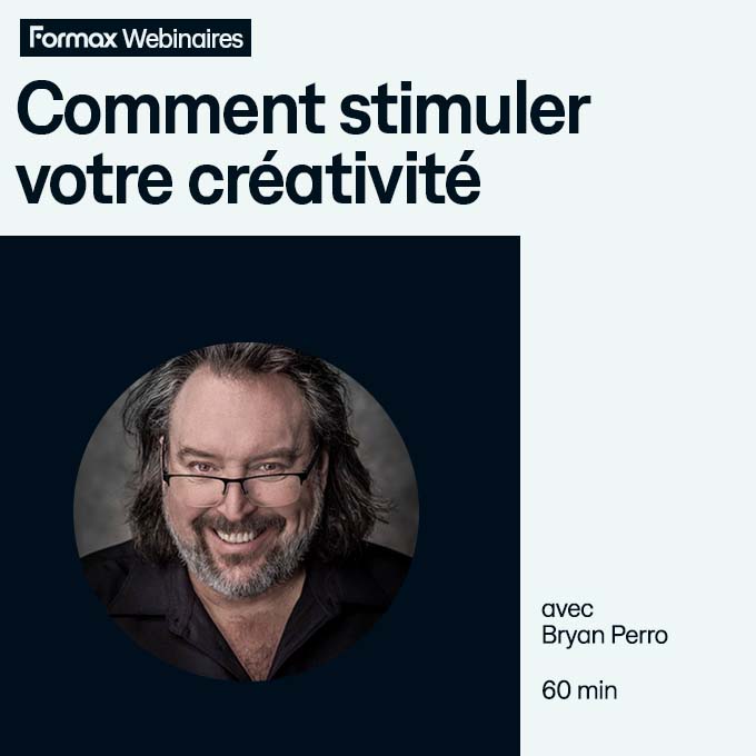 Webinaire "Comment stimuler votre créativité" (60min)